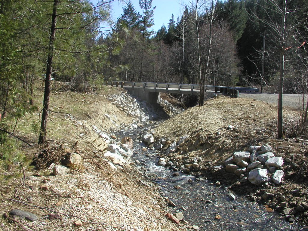 Watershed work was completed on Little Browns Creek in 2008.
