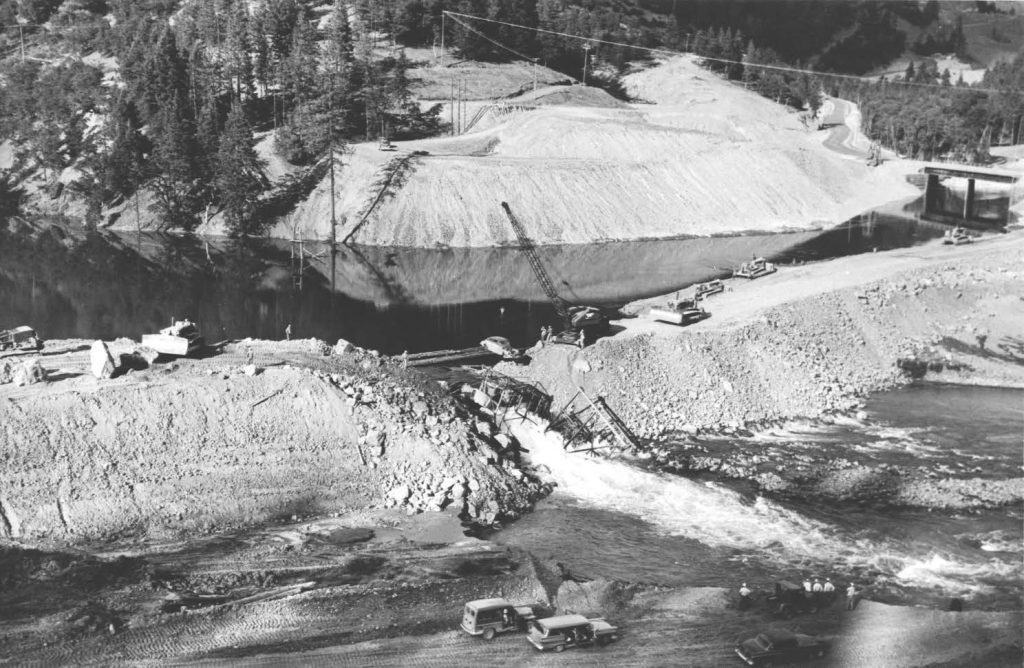 Beginning in the early 1960s Trinity River water was diverted to the Central Valley. 