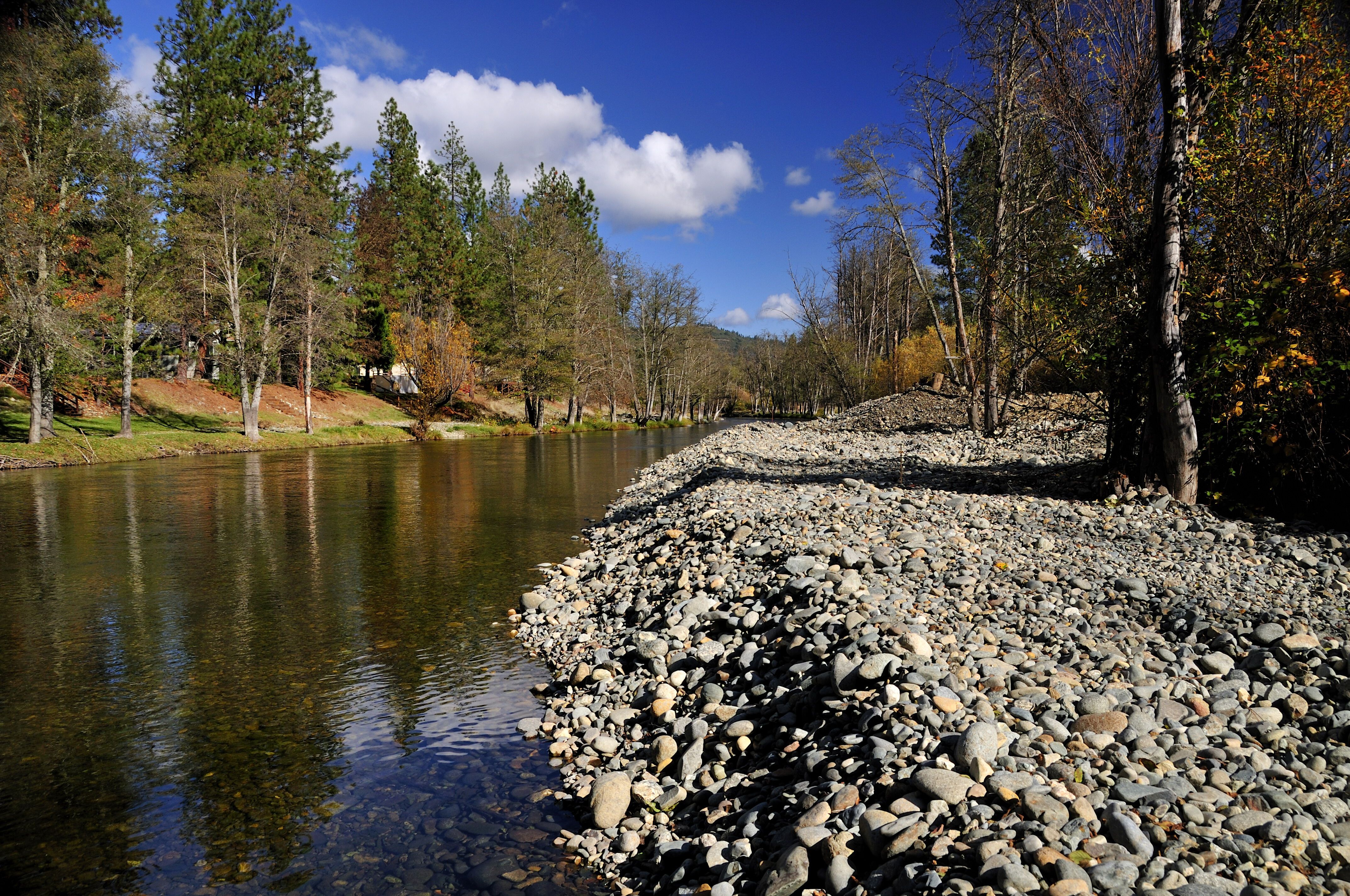 Trinity River. Photo by Kenneth DeCamp, purchased by the USBR Trinity River Restoration Program.