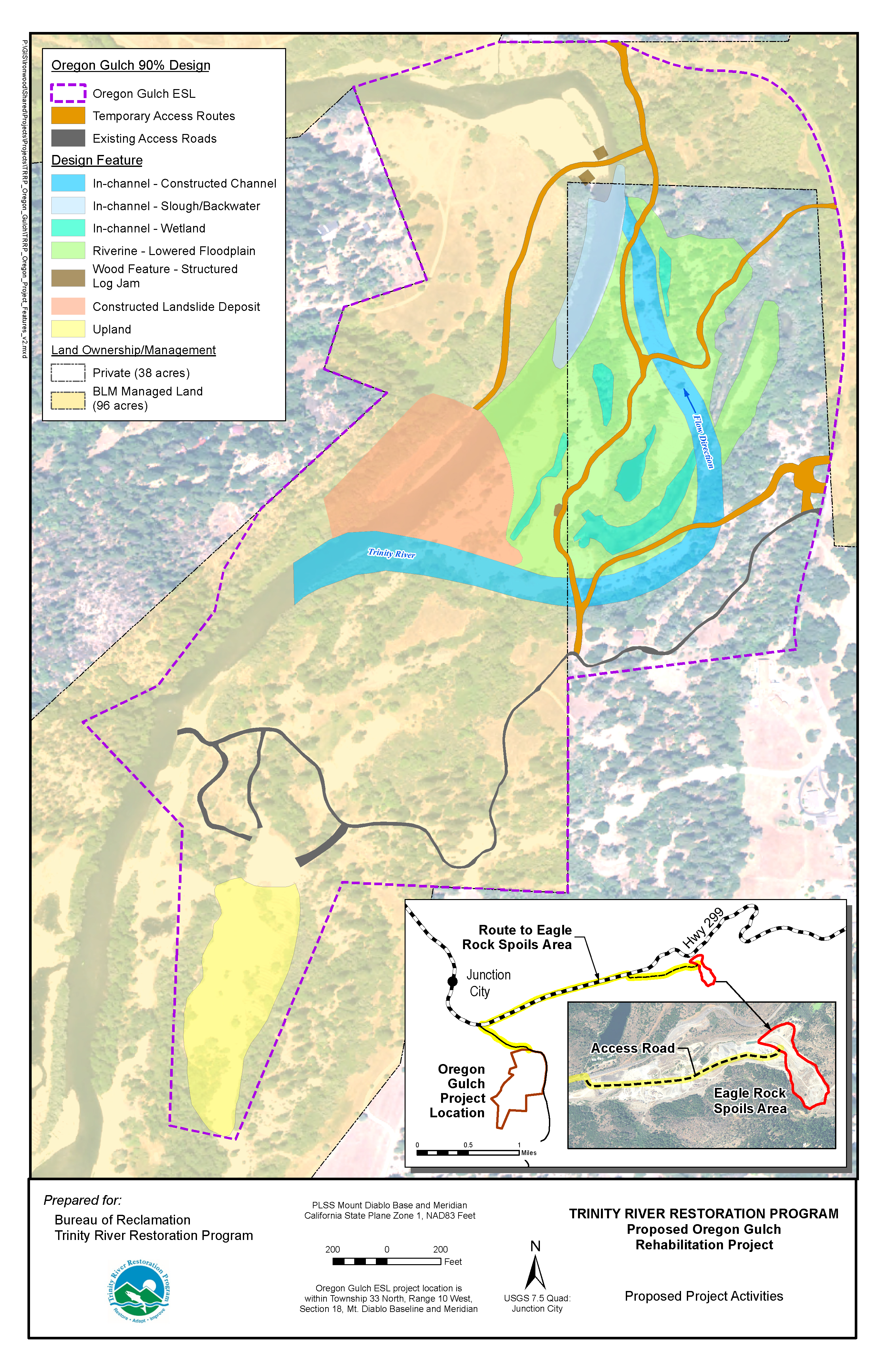 Oregon Gulch Proposed Project Features