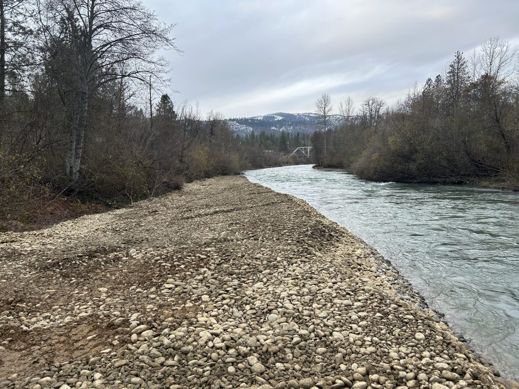 Photo of a gravel bar