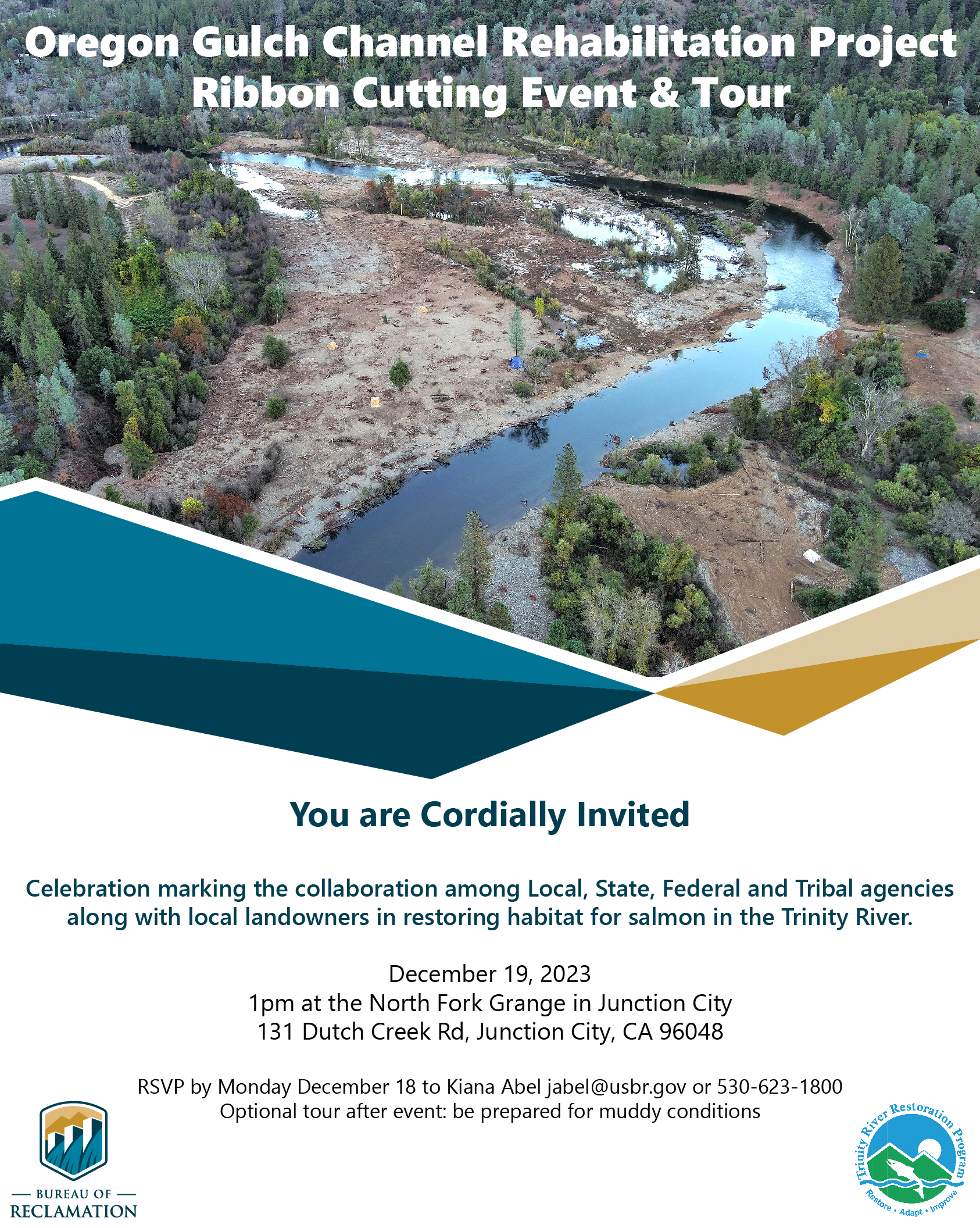 Oregon Gulch Channel Rehabilitation Project - Ribbon Cutting Event & Tour